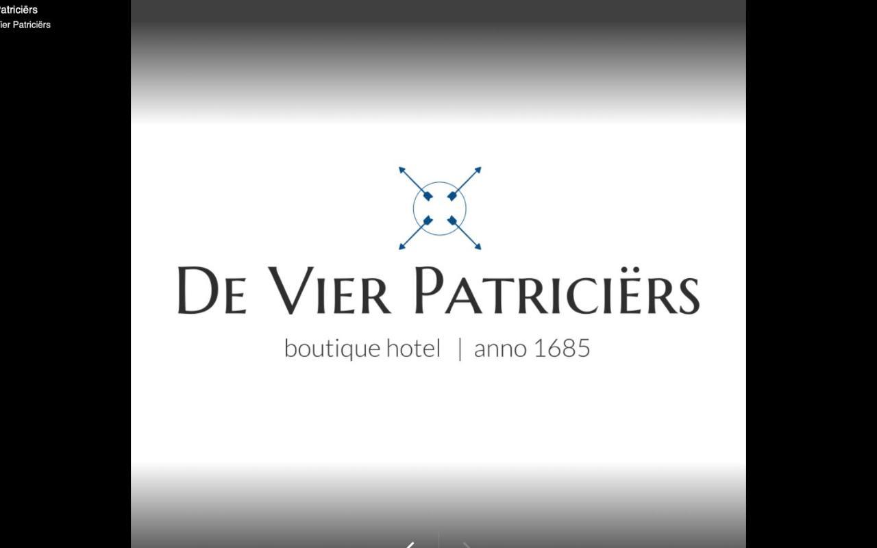 Boutique Hotel De Vier Patriciers Μίντελμπουρχ Εξωτερικό φωτογραφία